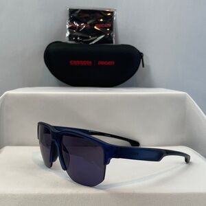 Carrera Special Ed. Blue Ducati Performance Sunglasses with Blue Mirror Lenses